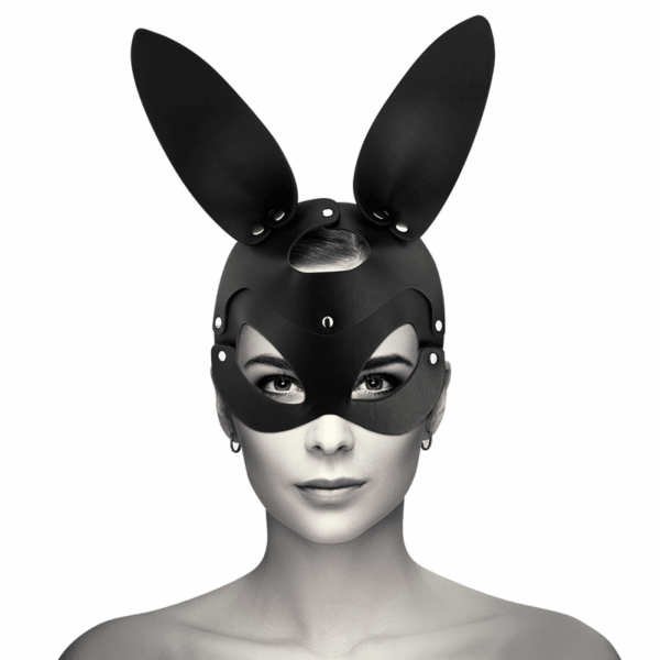 COQUETTE CHIC DESIRE - MASCARA CUERO VEGANO CON OREJAS DE CONEJO - Imagen 2