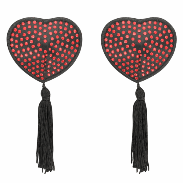 COQUETTE CHIC DESIRE - CUBRE PEZONES ROJO / NEGRO - Imagen 3