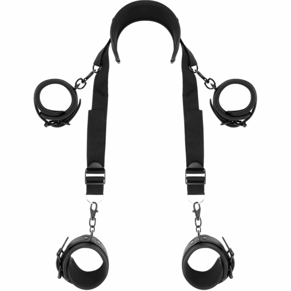FETISH SUBMISSIVE - POSICIÓN MASTER CON 4 ESPOSAS CON FORRO DE NEOPRENO - Imagen 2