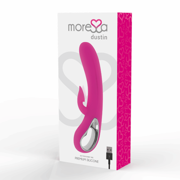 MORESSA - DUSTIN ONDAS ESTIMULADORAS CLITORIAL Y POTENTE VIBRACIÓN PREMIUM SILICONE RECARGABLE - Imagen 3