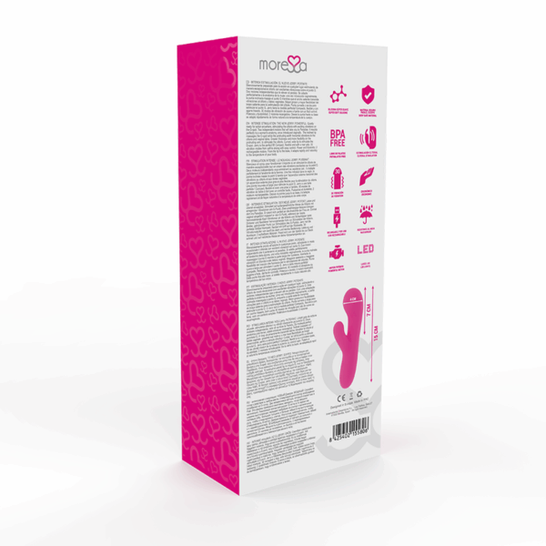 MORESSA - JERRY CLIP VIBRADOR PUNTO G Y CLITORIS PREMIUM SILICONE RECARGABLE - Imagen 4