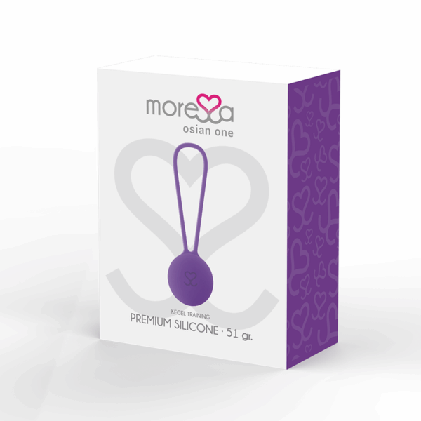 MORESSA - OSIAN ONE ENTRENAMIENTO SUELO PELVICO 51gr PREMIUM SILICONA LILA - Imagen 3