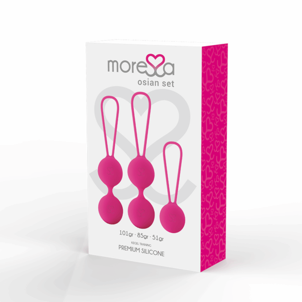 MORESSA - OSIAN SET PREMIUM SILICONA ROSA (Osian One - 51 g  Osian Two - 101 g  Osian Three 85 g) - Imagen 3