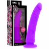 DELTA CLUB - DILDO REALISTA LILA SILICONA MEDICA 20 CM -O- 4 CM - Imagen 2