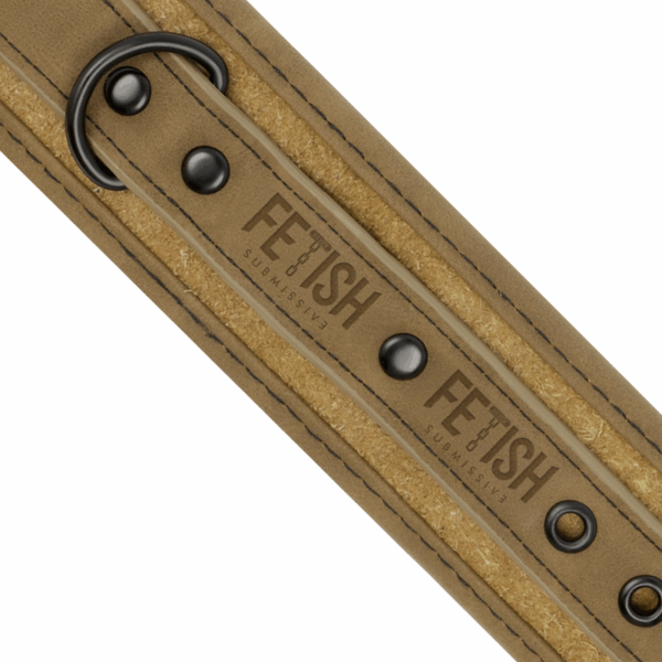 FETISH SUBMISSIVE ORIGEN - ESPOSAS TOBILLOS CUERO VEGANO CON FORRO DE NEOPRENO - Imagen 4