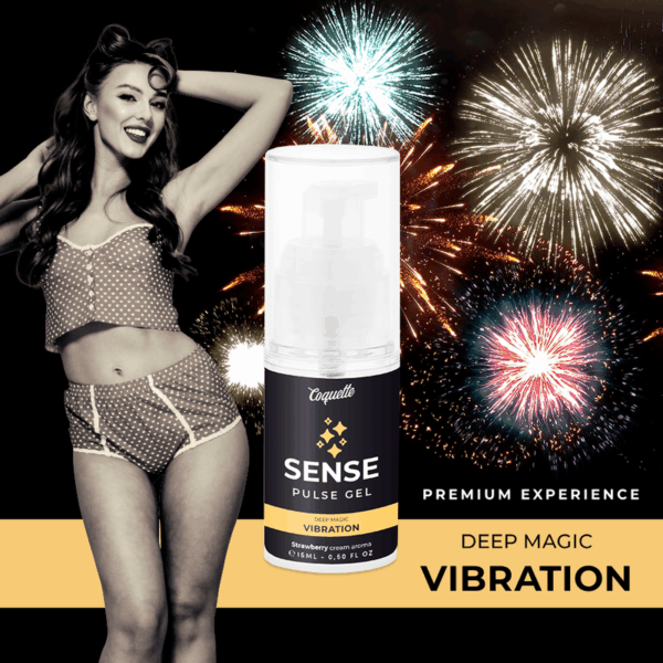 COQUETTE CHIC DESIRE - PULSE GEL FRESA VIBRACIÓN LIQUIDA PREMIUM 15ML - Imagen 3
