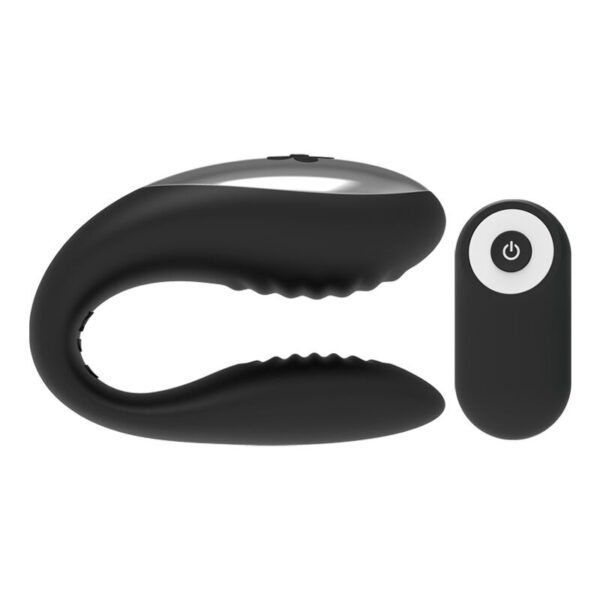 BRILLY GLAM - WE LOVE VIBRADOR PARA PAREJAS CONTROL REMOTO NEGRO - Imagen 2