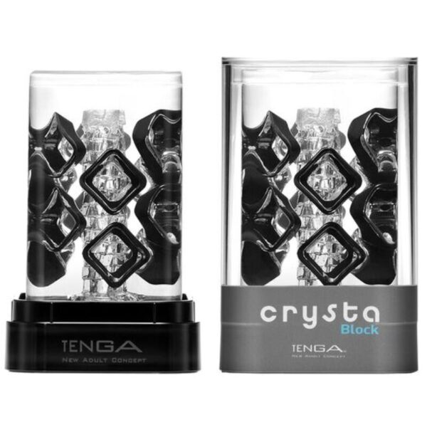 TENGA - CRYSTA MASTURBADOR MASCULINO BLOCK - Imagen 2
