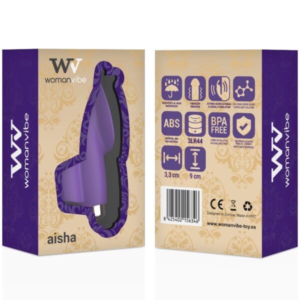 WOMANVIBE - AISHA DEDAL ESTIMULADOR SILICONA - Imagen 2