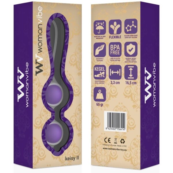 WOMANVIBE - KEISY II BOLAS SILICONA - Imagen 2