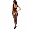 PASSION - WOMAN BS078 BODYSTOCKING TALLA UNICA NEGRO - Imagen 2