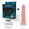 ROCKARMY - HARNESS + LIQUID SILICONE DILDO PREMIUM AVENGER 19 CM -O- 3.98 CM - Imagen 2