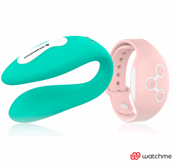 WEARWATCH - VIBRADOR DUAL TECHNOLOGY WATCHME AGUA MARINA / ROSA - Imagen 2