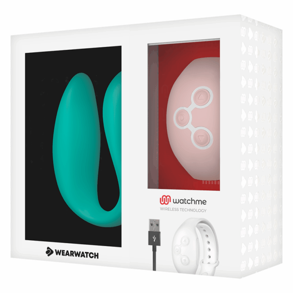 WEARWATCH - VIBRADOR DUAL TECHNOLOGY WATCHME AGUA MARINA / ROSA - Imagen 3