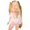 PENTHOUSE - LIP SMACKER BABYDOLL BLANCO S/M - Imagen 2