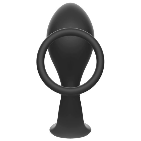 ADDICTED TOYS - PLUG ANAL CON ANILLO SILICONA NEGRO - Imagen 4