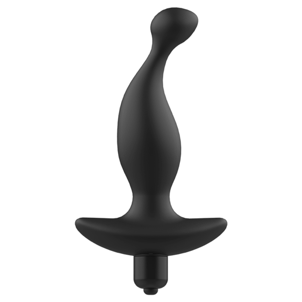 ADDICTED TOYS - MASAJEADOR ANAL CON VIBRACIÓN NEGRO MODELO 1 - Imagen 2