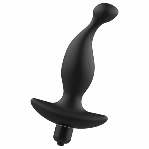 ADDICTED TOYS - MASAJEADOR ANAL CON VIBRACIÓN NEGRO MODELO 1 - Imagen 3